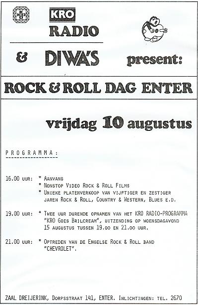 Affiche Rock & Roll Party Enter