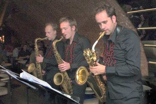 De blazerssectie